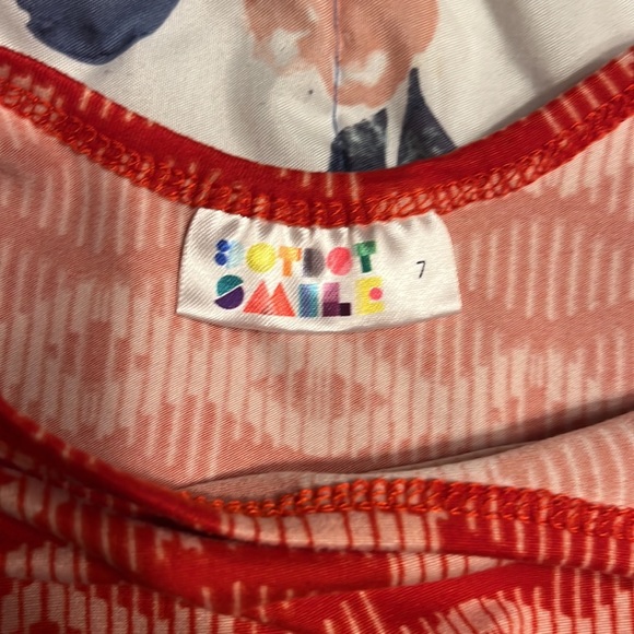 DotDotSmile empire dress, sz 7 - Picture 2 of 2